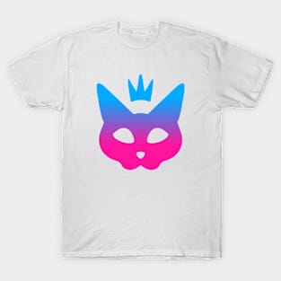 Cat Queen - Blue & Pink T-Shirt